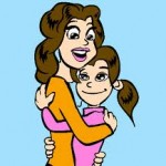 desenho mae e filha